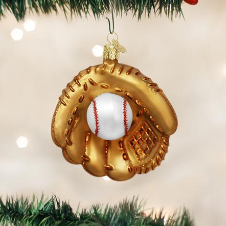 Old World Christmas Baseball Mitt