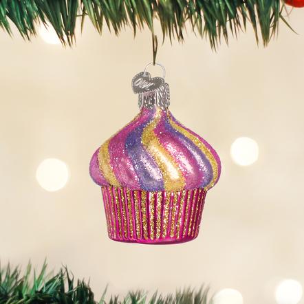 Old World Christmas Cupcake