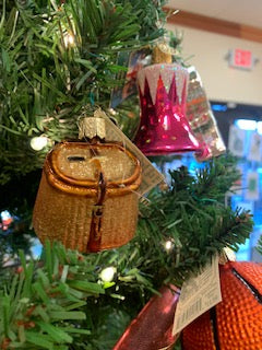 Old World Christmas Fishing Creel