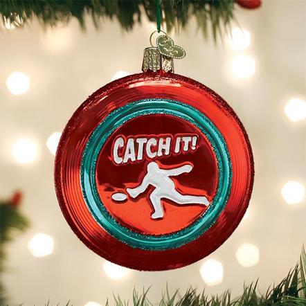 Old World Christmas Frisbee