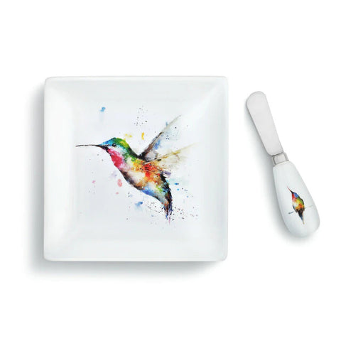 Hummingbird & Flower with Spreader