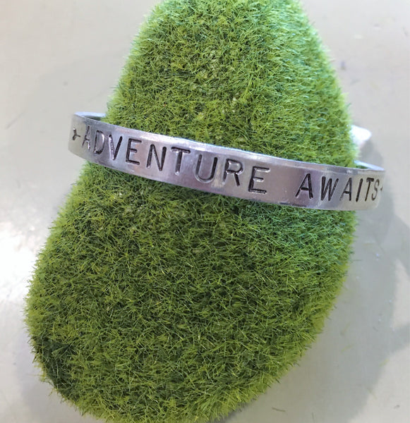 Cuff Bracelet- Adventure Awaits