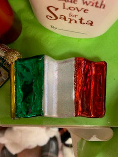 Old World Christmas Italian Flag