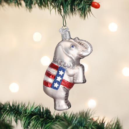 Old World Christmas Republican Elephant