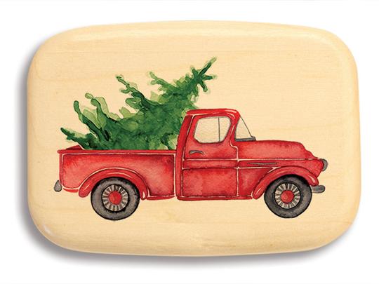 Wood Box - Christmas Tree in Truck