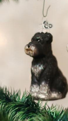 Old World Christmas Schnauzer (black)