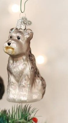 Old World Christmas Schnauzer (gray)