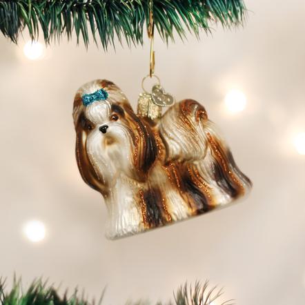 Old World Christmas Shih Tzu