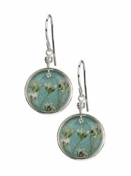 Earrings Succulent Baby's Breath Round Earrings