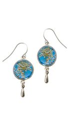 Earrings Lace Flower Belize Breeze Round Earrings with drop