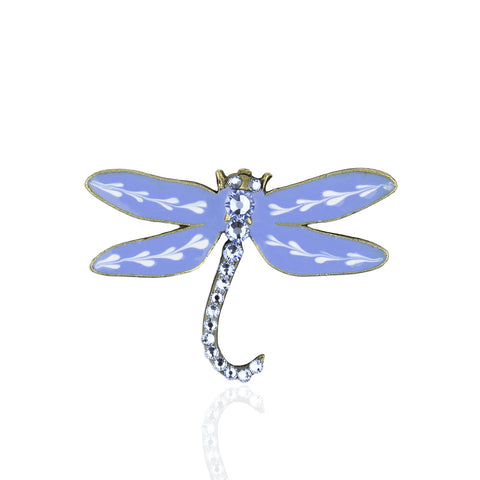 Pin Emese Crystal Dragonfly