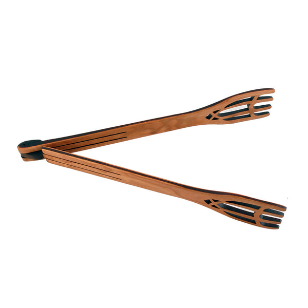 Solid Cherry Tongs