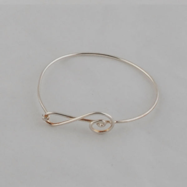 Silver Treble Clef Bracelet